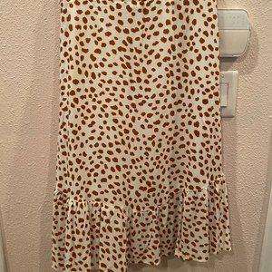 Petal & Pup brown/white skirt
